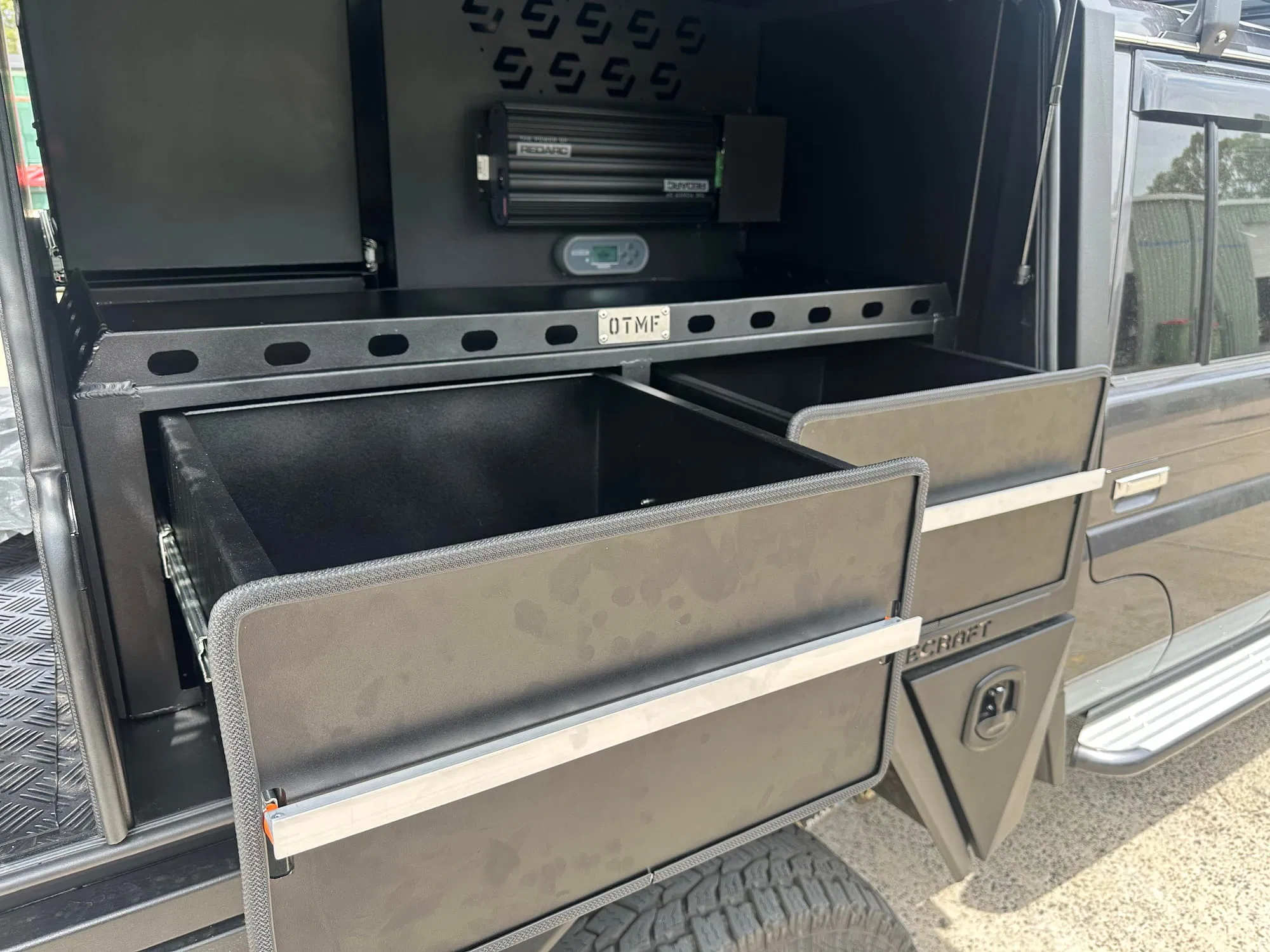 Heavy duty twin drawer system in a custom ute canopy, Ipswich QLD