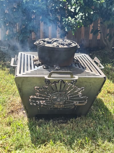Plasma-cut custom steel fire pit built in Ipswich Queensland